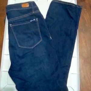 Seven jeans Slim Straight High Rise SIZE 6 Dark blue